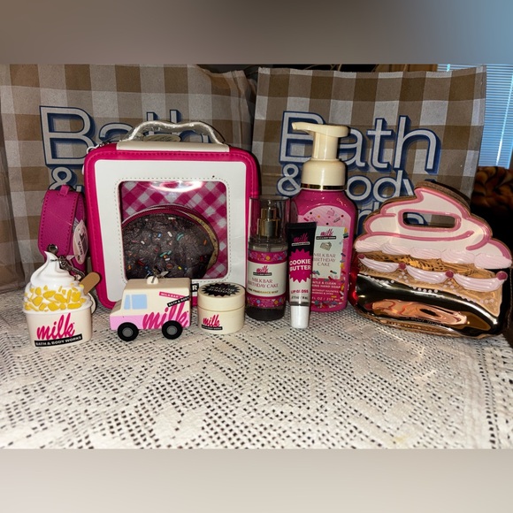 Bath & Body Works Other - (2026) Bath and Body Works Milkbar Birthday Cake 9 piece Set - Pink